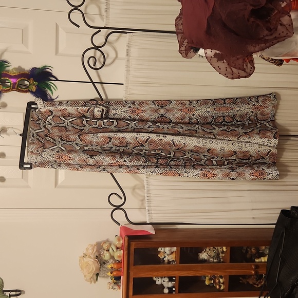 Pretty Little Thing python pants - Picture 1 of 4